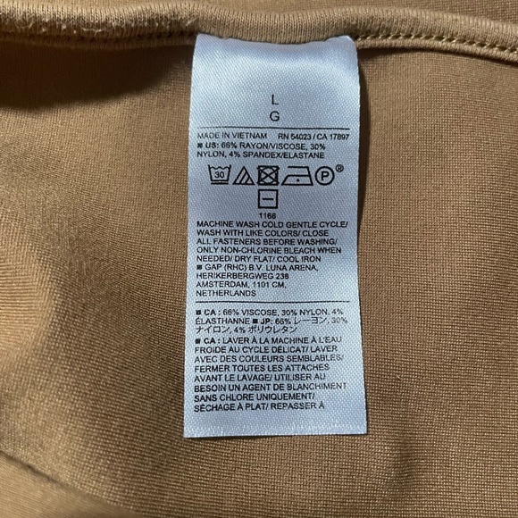 Banana Republic Long & Lean Ponte Knit Blazer Camel Large - Picture 4 of 9